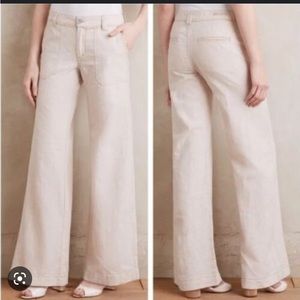 Pilcro and the Letterpress Linen Pants Anthropologie